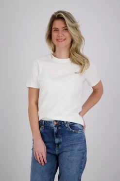 T-shirt Contrast Flag Wit