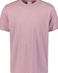 T-Shirt Crewneck Melange Paars