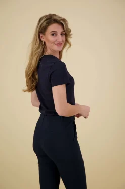 T-shirt Donkerblauw