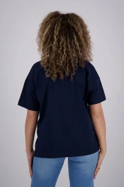 T-shirt Donkerblauw