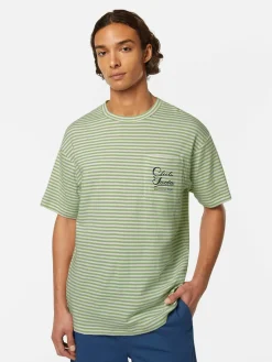 T-shirt Double Face Groen