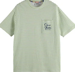 T-shirt Double Face Groen