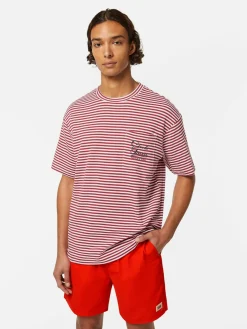 T-shirt Double Face Rood