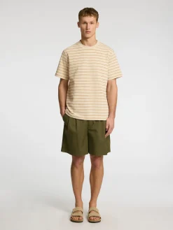 T-shirt Eli Seersucker Beige
