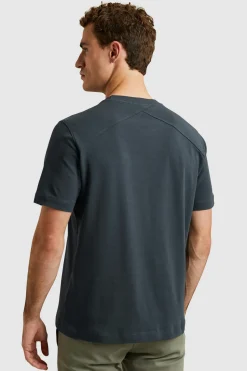 T-shirt Interlock Blauw