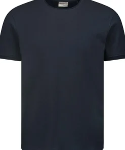T-Shirt Jacquard Blauw