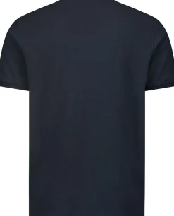 T-Shirt Jacquard Blauw
