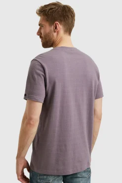 T-shirt Jacquard Paars