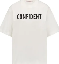 T-shirt Klaske Confident Wit