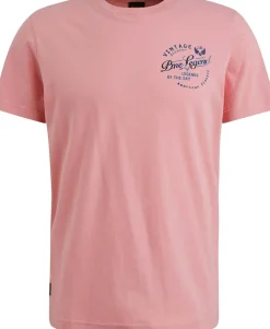 T-shirt met Artwork Paars