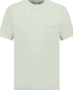 T-shirt Nickolas Graphic Groen