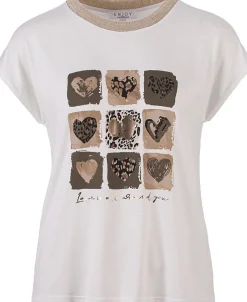 T-shirt Print Wit