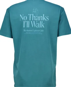 T-shirt Printed Blauw