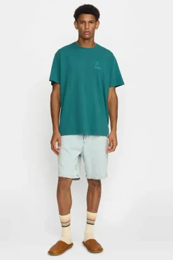 T-shirt Printed Blauw