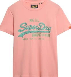 T-shirt Rhinestone Roze