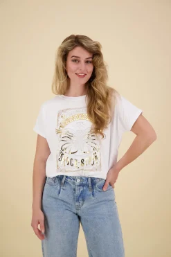 T-shirt Rockstar Wit