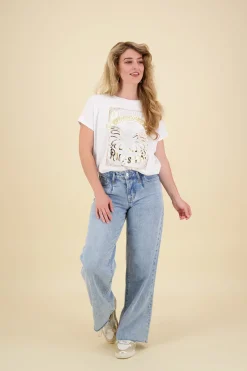 T-shirt Rockstar Wit