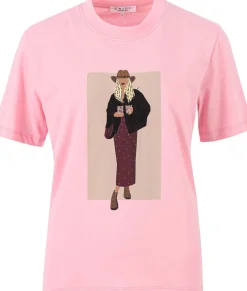 T-shirt Roze