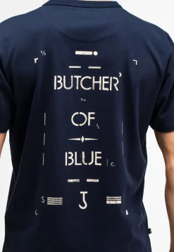 T-shirt Stencil   Blauw