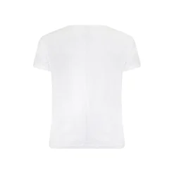 T-shirt strass Wit