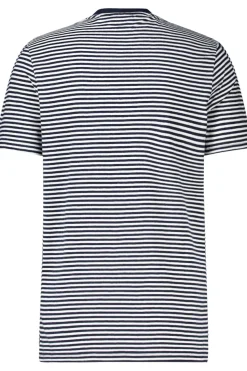 T-shirt Streep Blauw