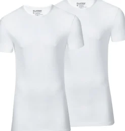 T-shirt Stretch 2-Pack Wit