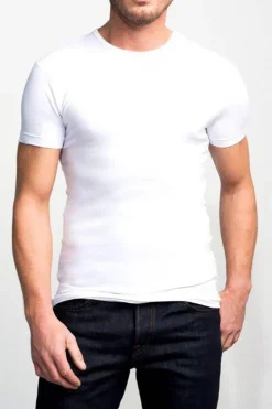 T-shirt Stretch 2-Pack Wit