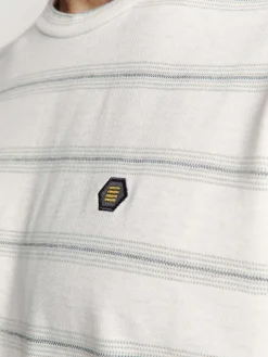 T-Shirt Stripe Wit