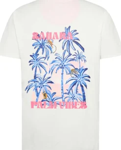 T-shirt Sunset Sahara Wit