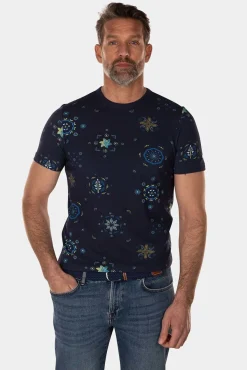 T-shirt Tennants Donkerblauw