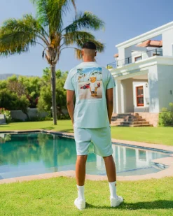 T-shirt The Ocean Chiller  Blauw