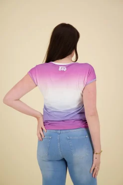 T-Shirt Tie Dye Paars