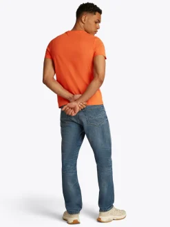 T-shirt Tommy Logo Oranje