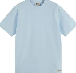T-shirt Towelling Striped Blauw