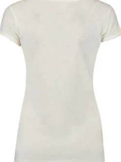 T-shirt Troy Gebroken Wit