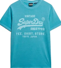 T-shirt Vi Neon Relaxed Blauw