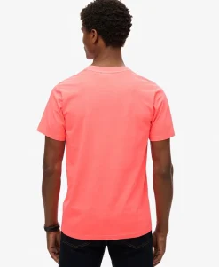 T-shirt Vi Neon Relaxed Roze