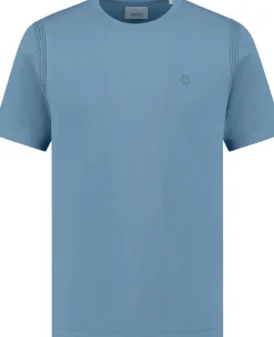 T-shirt Zeke Blauw