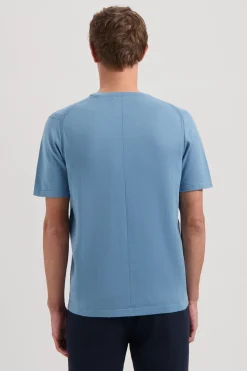 T-shirt Zeke Blauw