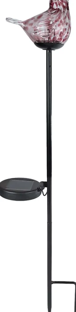 Tuinlamp LED Vogel Roze