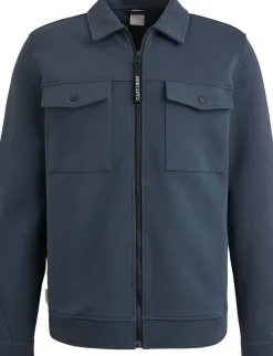 Vest Interlock Blauw