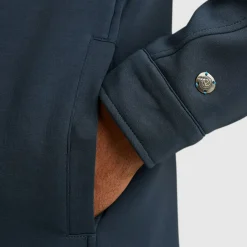 Vest Interlock Blauw
