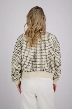 Vest Maia Boucle Bomber Beige