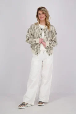 Vest Maia Boucle Bomber Beige