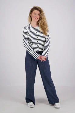 Vest Stripe Blauw