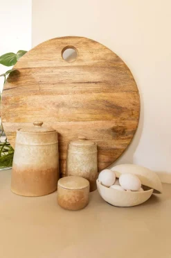 Voorraadpot Lush Beige L