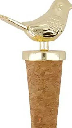 Wijnstopper Vogel Goud