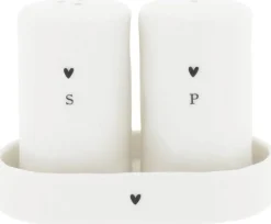 Zout en Peper Heart Wit