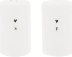 Zout en Peper Heart Wit