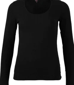 Zwart basis shirt met lange mouw